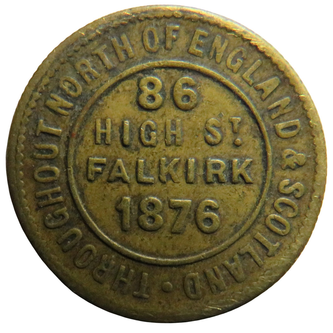 1876 The London & Newcastle Tea Company Falkirk Token