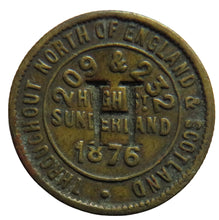 Load image into Gallery viewer, 1876 The London &amp; Newcastle Tea Company Sunderland Token H Stamp
