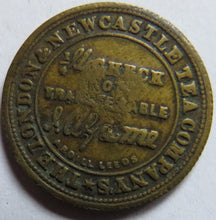 Load image into Gallery viewer, 1876 The London &amp; Newcastle Tea Company Sunderland Token H Stamp
