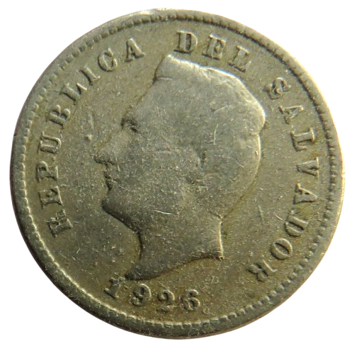 1926 El Salvador One Centavo Coin
