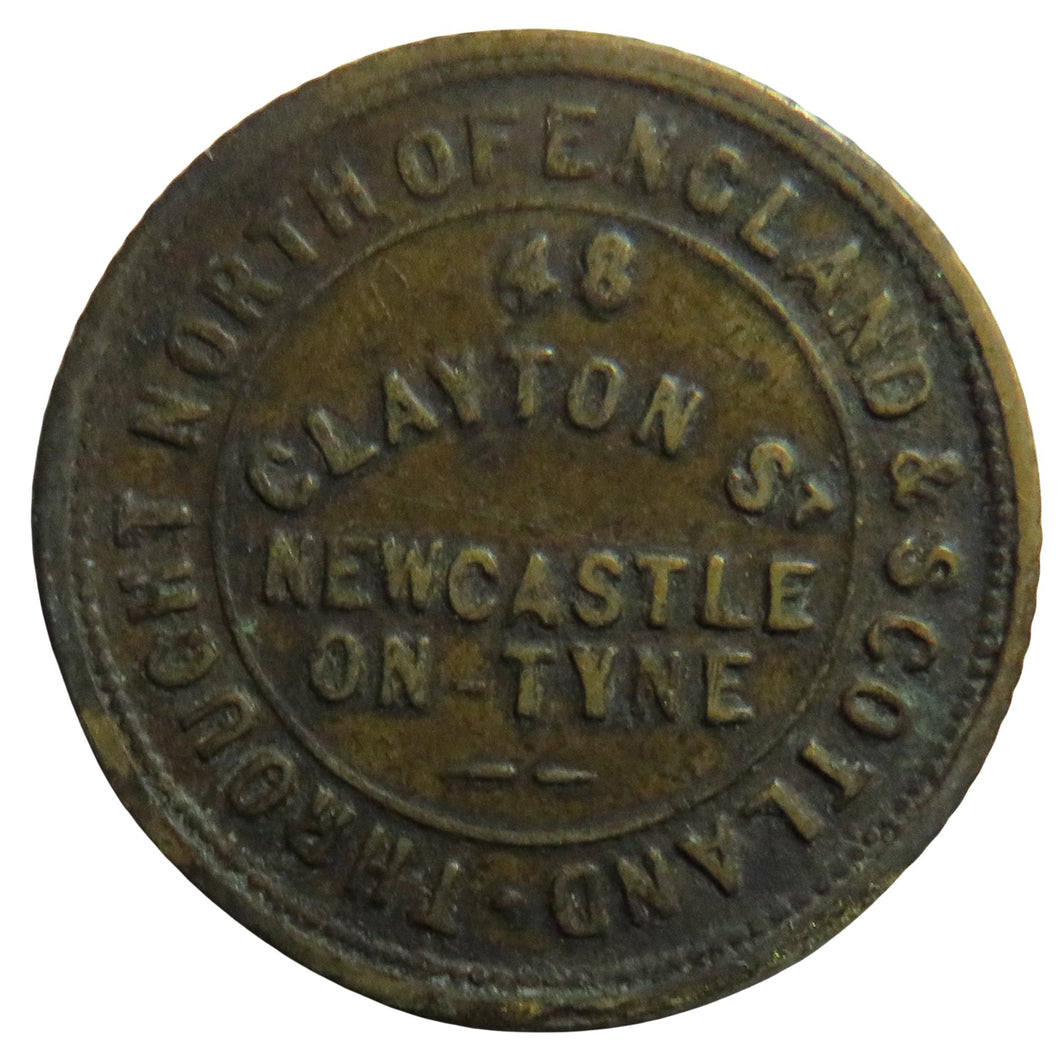 The London & Newcastle Tea Company Newcastle On Tyne Token