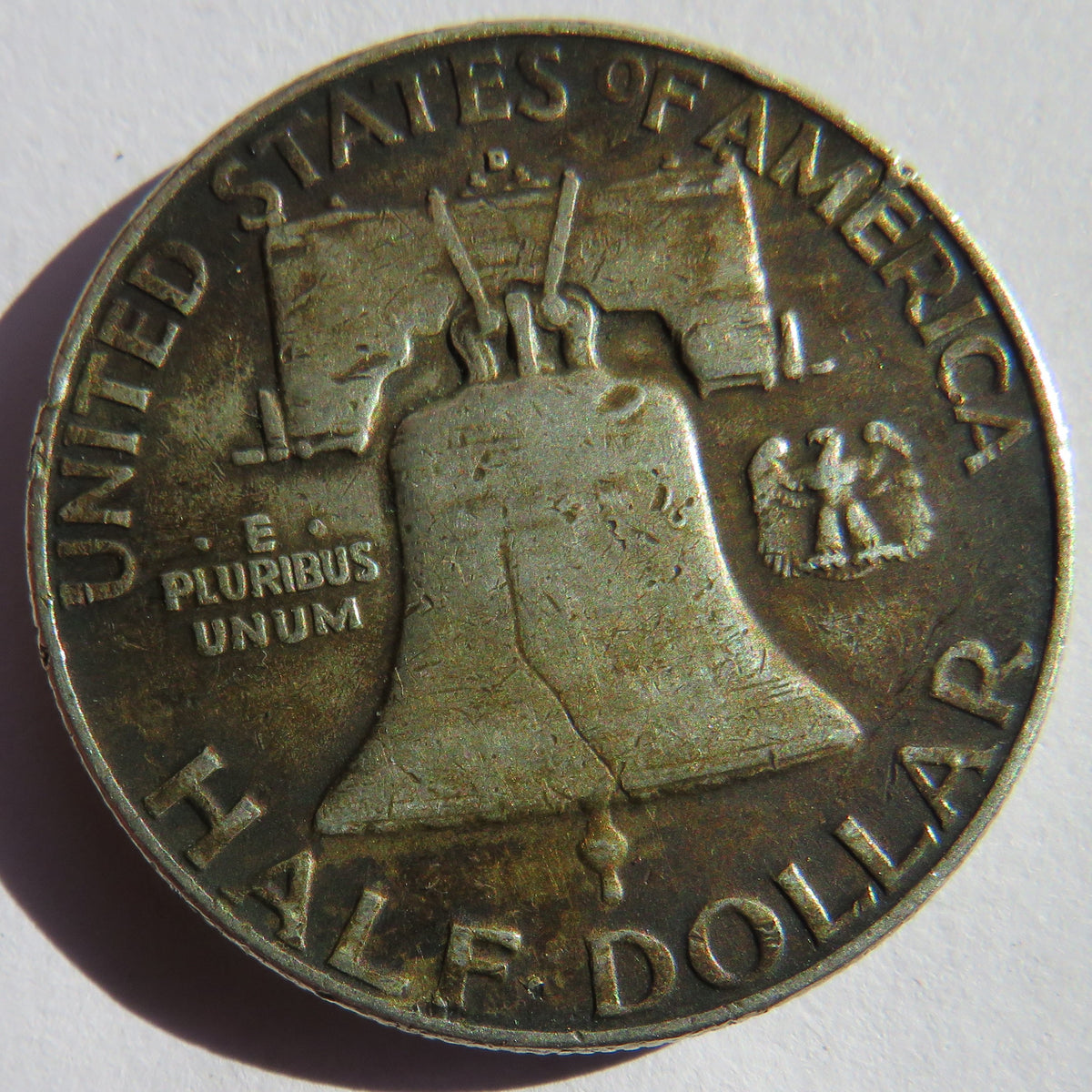 1954 USA Silver Franklin $1/2 Half Dollar Coin