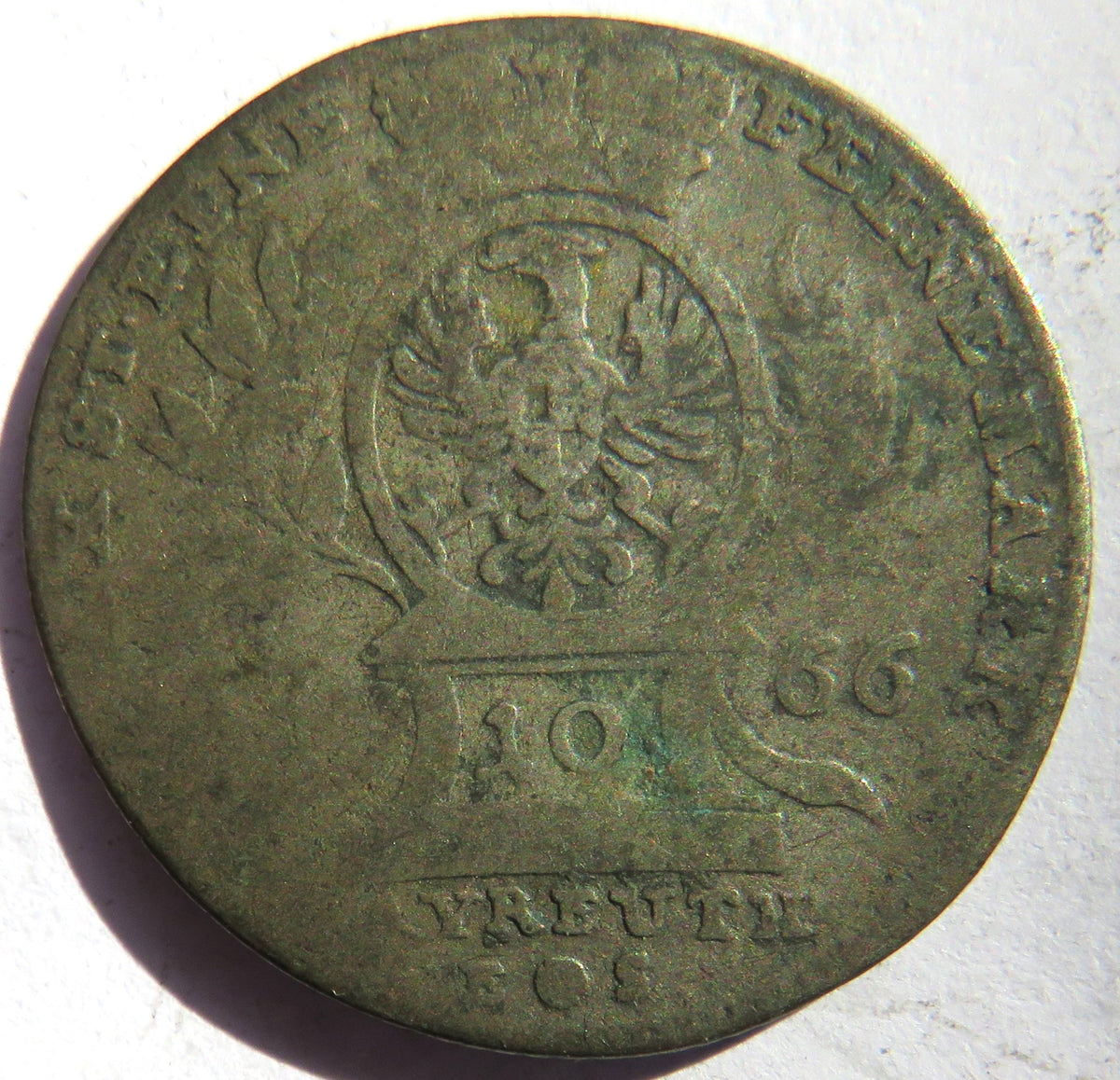 1766 German States (Brandenburg-Bayreuth) 10 Kreuzer Coin