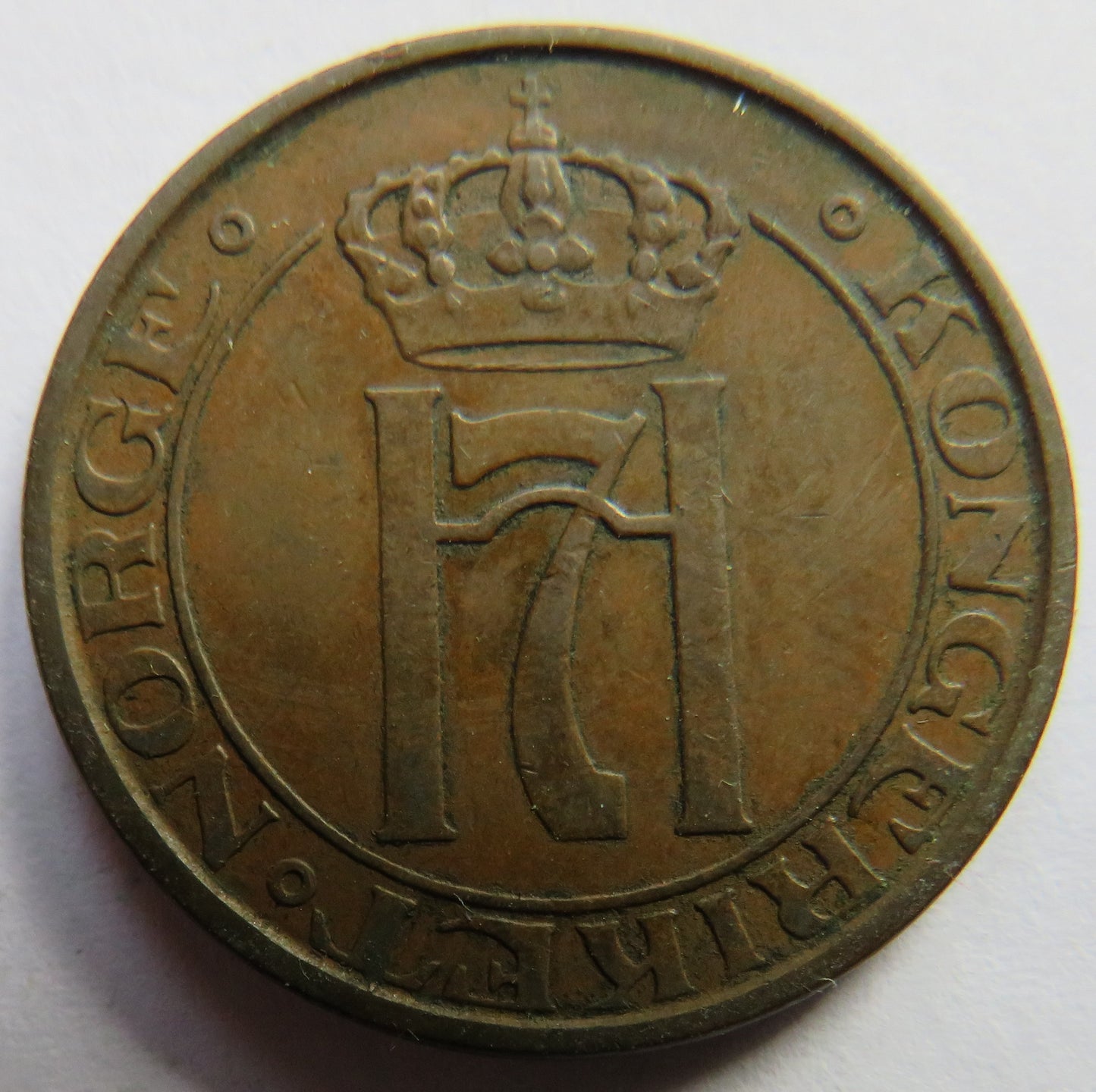 1941 Norway 5 Ore Coin