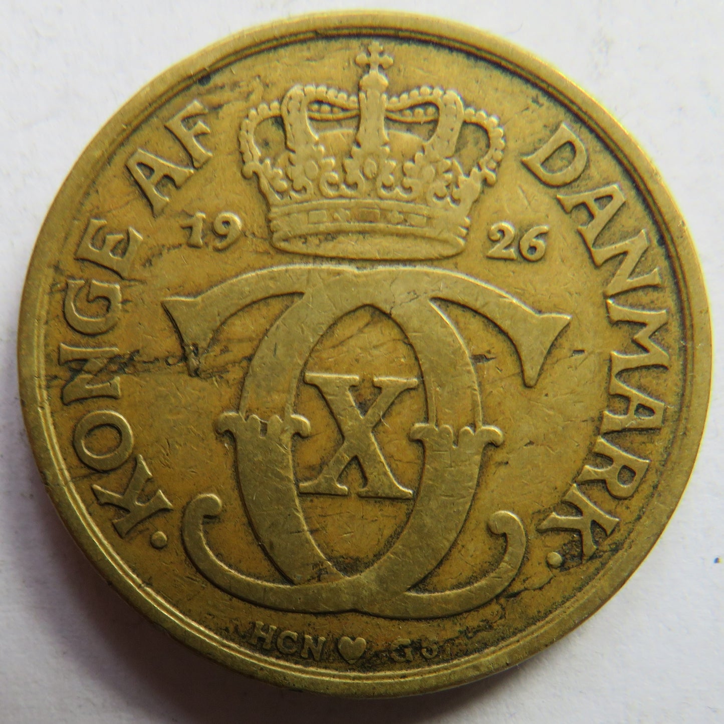 1926 Denmark 2 Kroner Coin