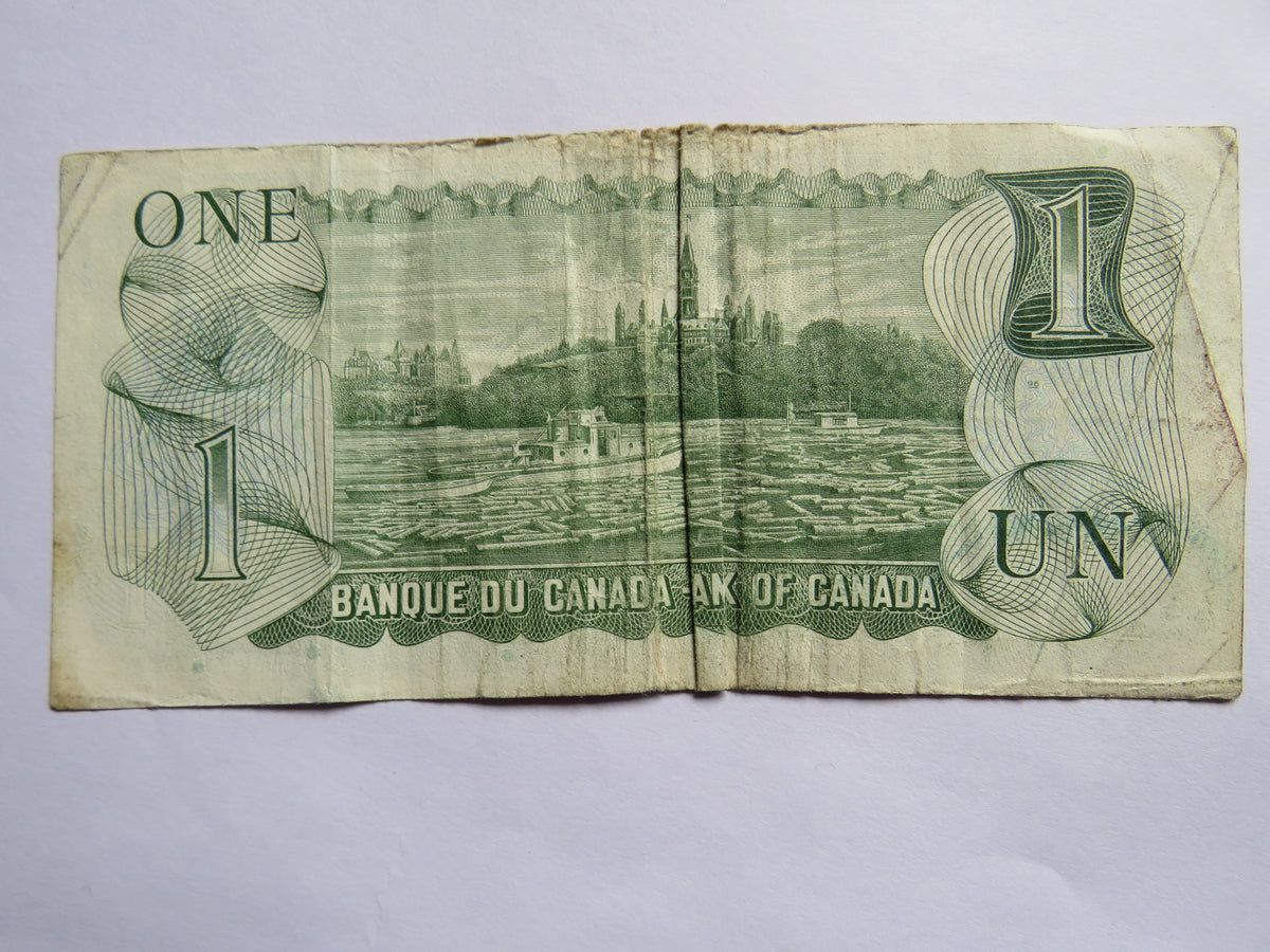 1973 Bank of Canada $1 One Dollar Banknote