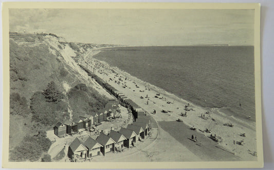 Vintage Postcard of Bournemouth Bay from Middle Chine