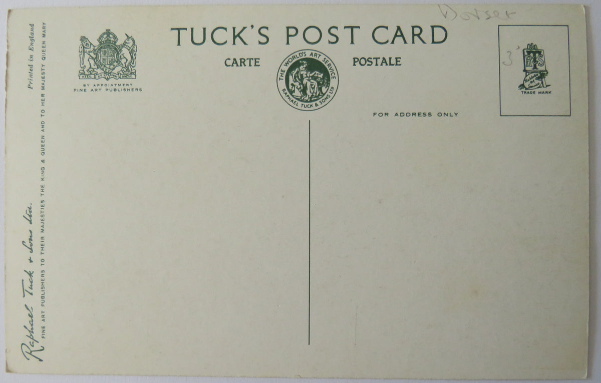 Vintage Postcard of Central Gardens, Bournemouth, Tuck's Postcard