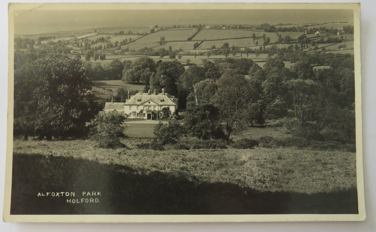 Vintage Postcard of Alfoxton Park, Holford