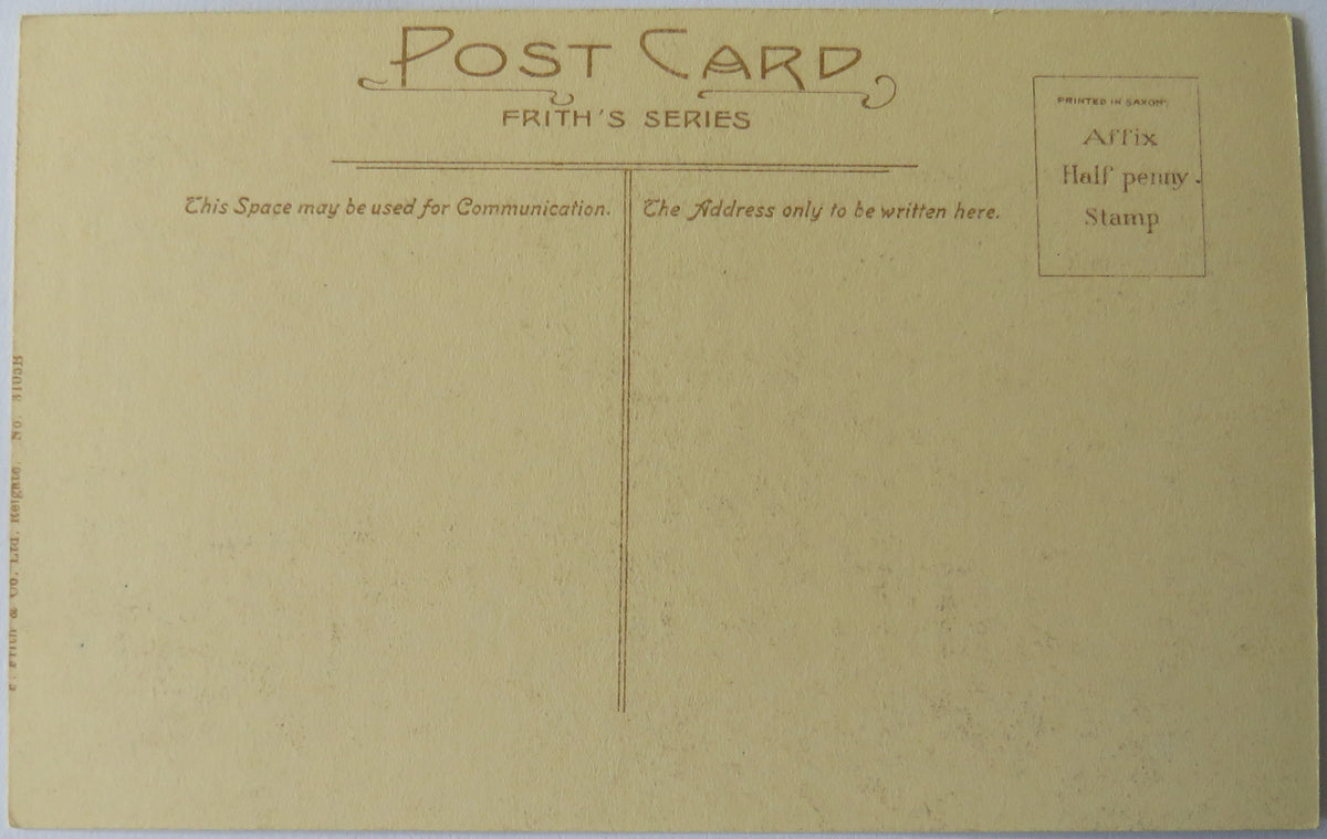 Vintage Postcard of Sidmouth from Peak Hill, F. Frith & Co Ltd
