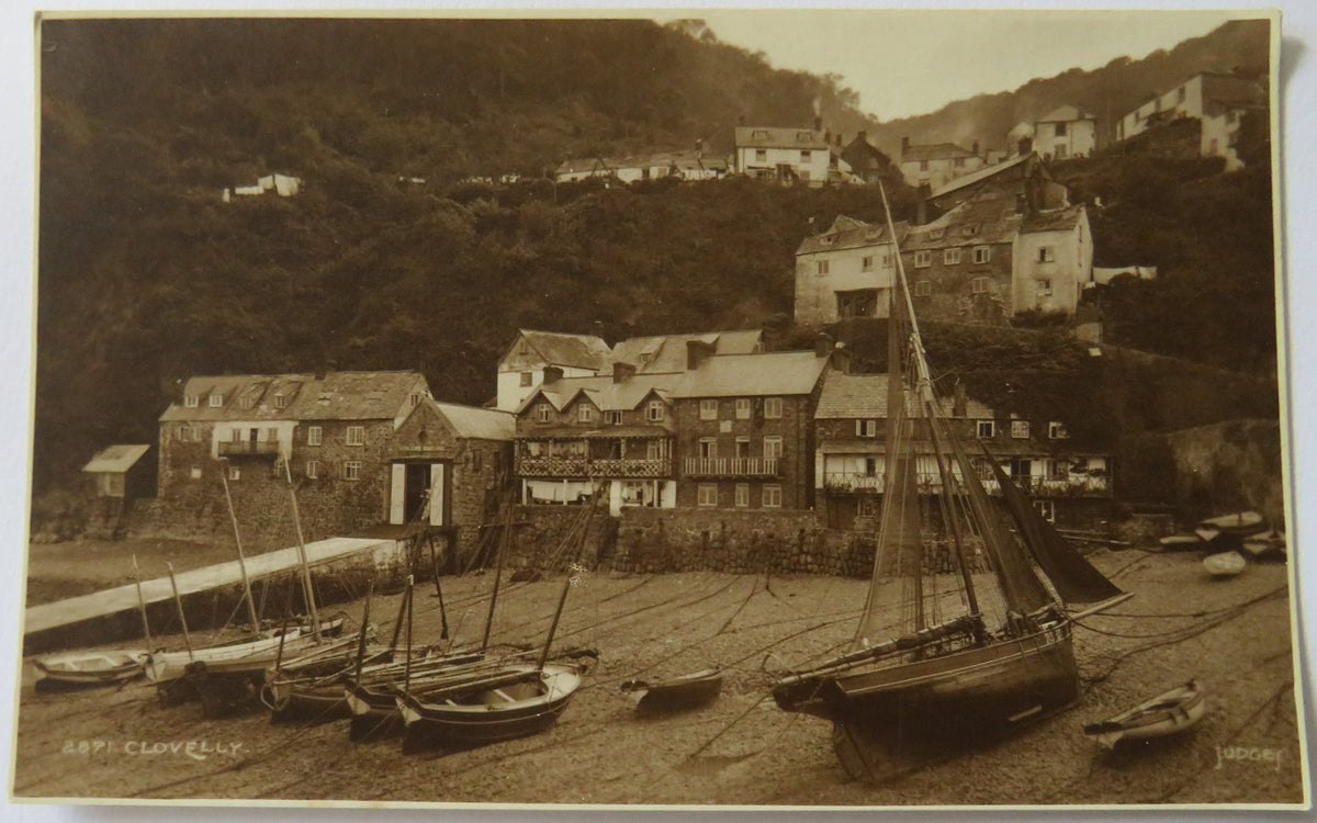 Vintage Postcard of Clovelly, Judges Ltd