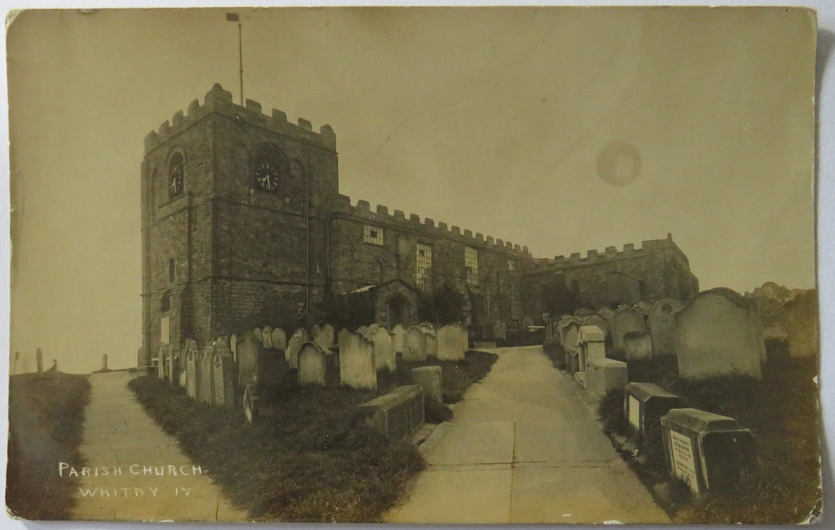 Vintage Postcard of Parish Church, Whitby