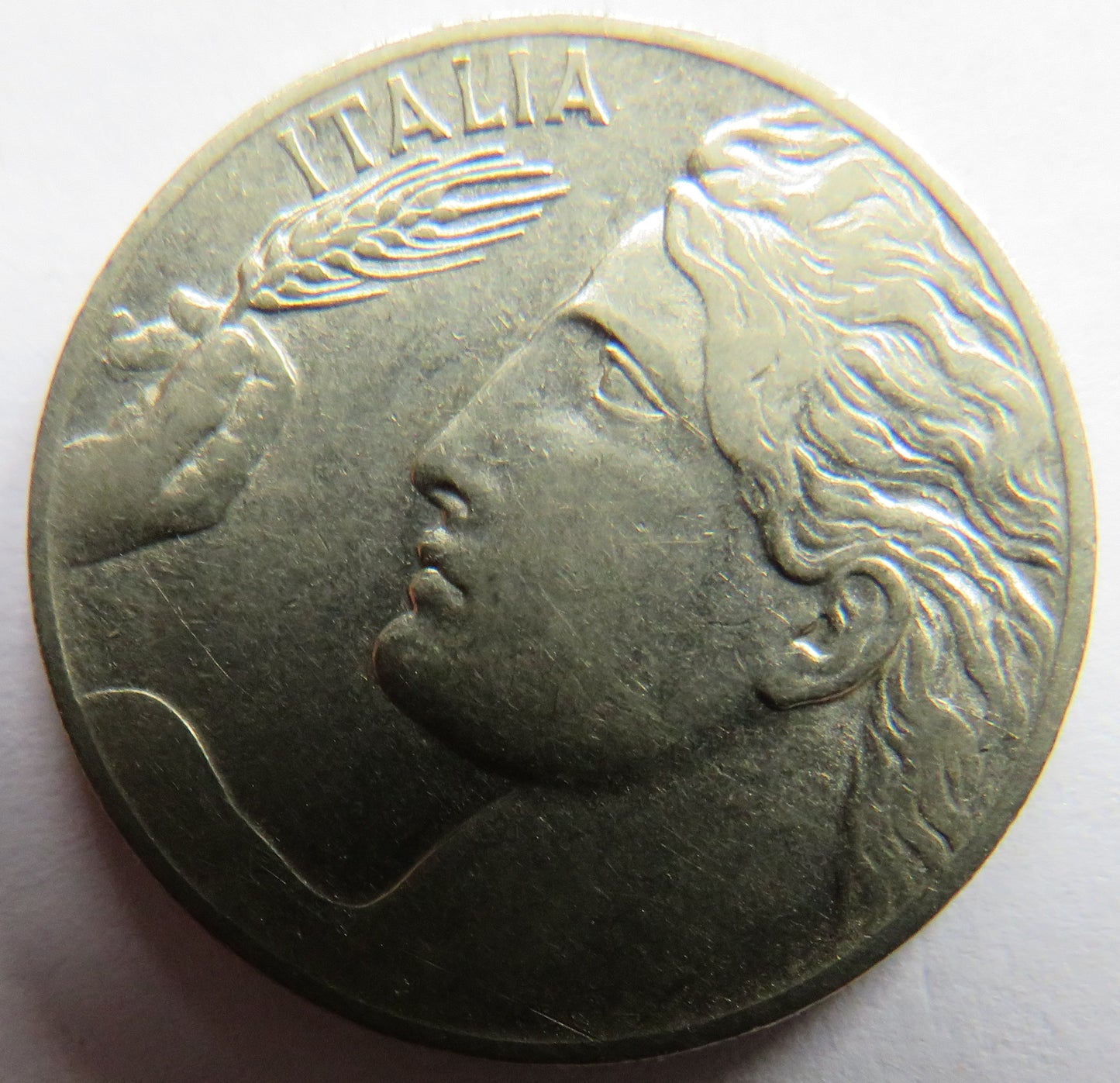 1909 Italy 20 Centesimi Coin