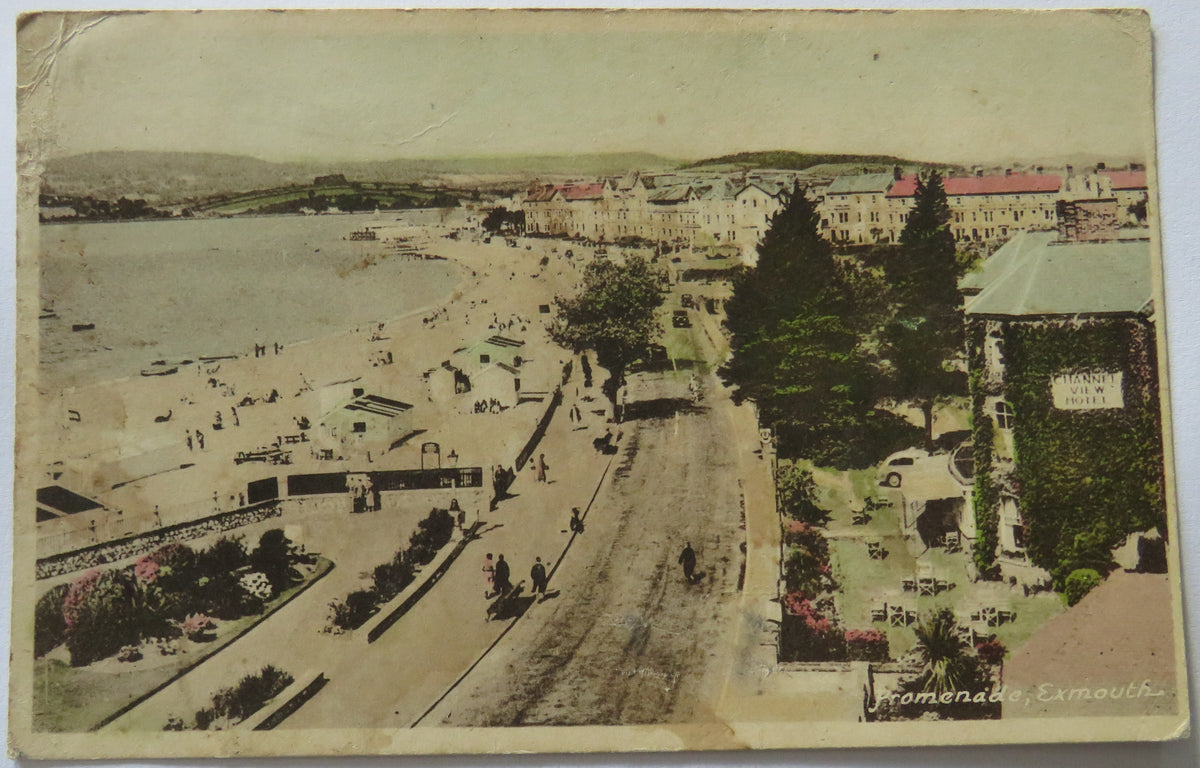 Vintage Postcard of Promenade. Exmouth, 1950, M&L National Series