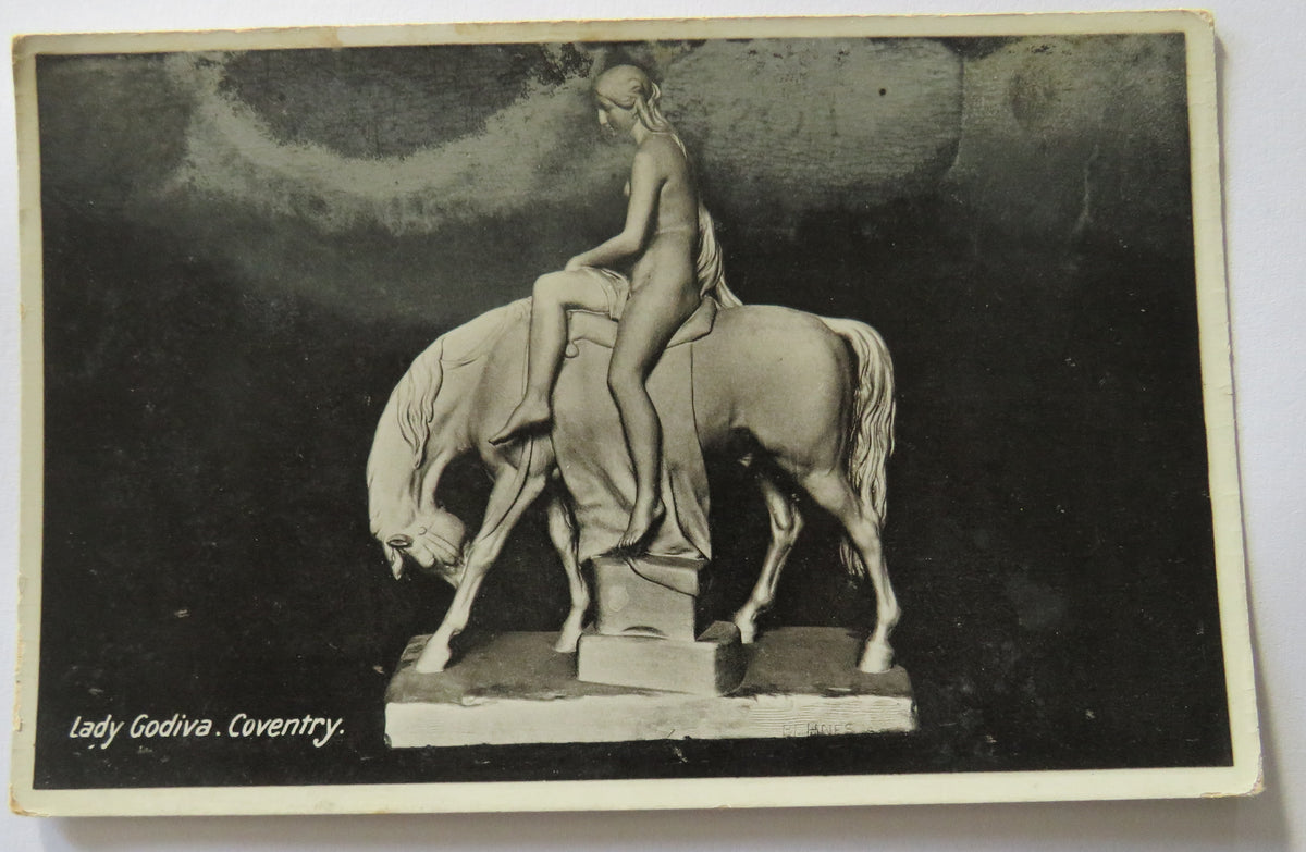 Vintage Postcard of Lady Godiva, Coventry