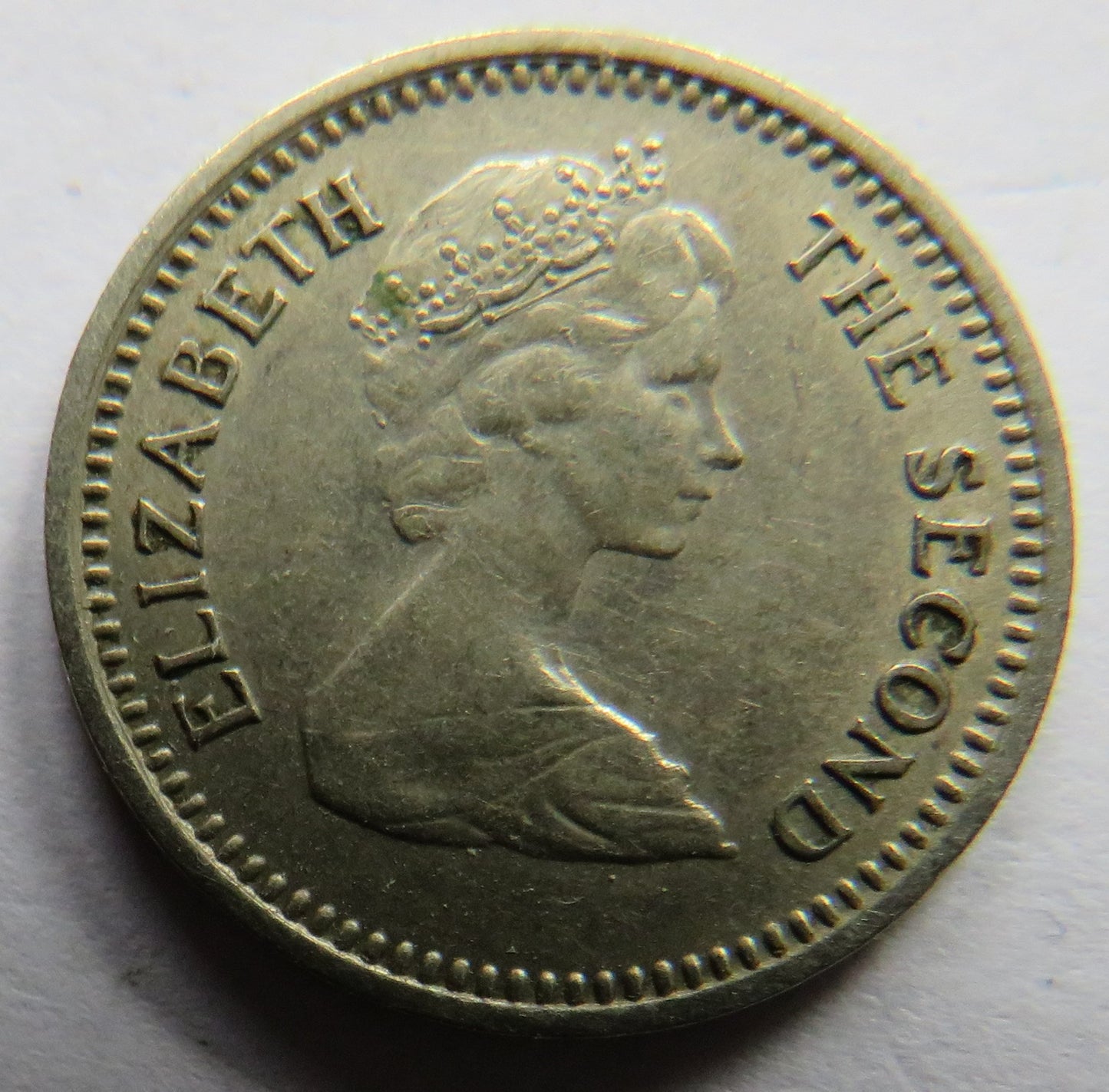 1968 Queen Elizabeth II Rhodesia Threepence Coin