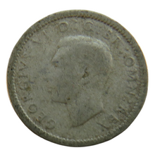 Load image into Gallery viewer, 1942 King George VI Silver Threepence Coin - Great Britain
