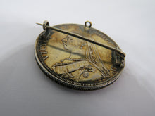 Load image into Gallery viewer, 1887 Queen Victoria Silver Enamelled Crown Brooch
