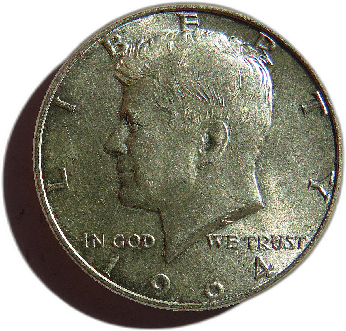 1964 USA Kennedy $1/2 Half Dollar Coin (.900 Silver)