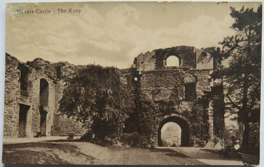 Vintage Postcard of Newark Castle, The Keep