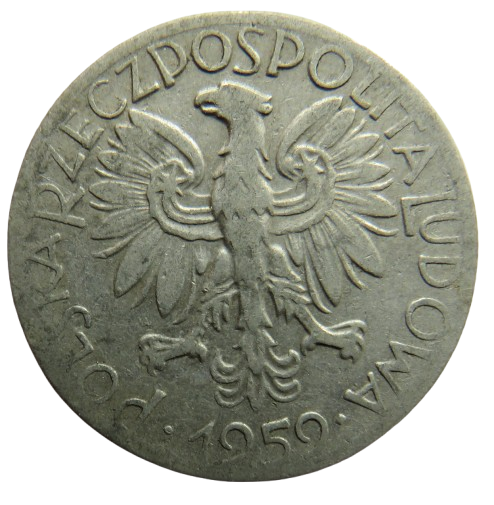1959 Poland 5 Złotych Coin