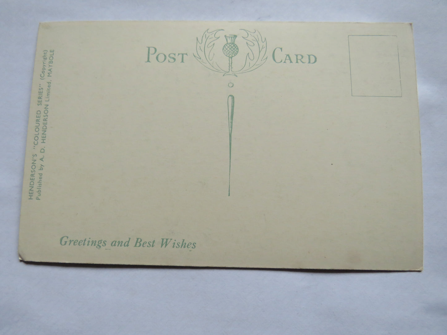 Vintage Postcard of Burns Cottage, Alloway, Ayr