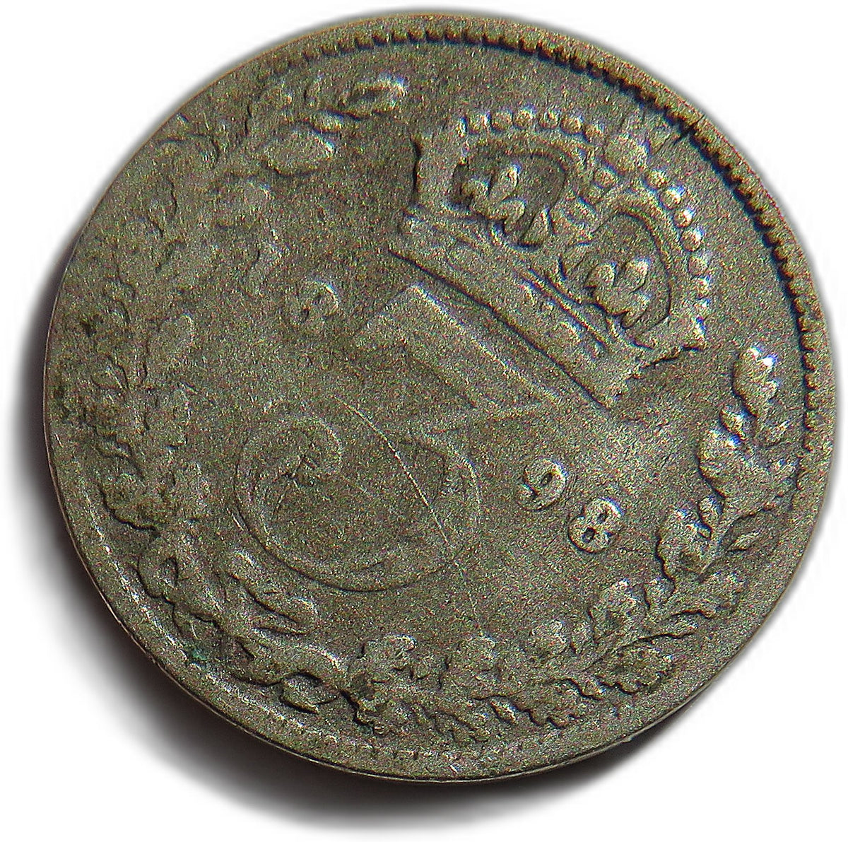 1898 Queen Victoria Silver Threepence Coin - Great Britain