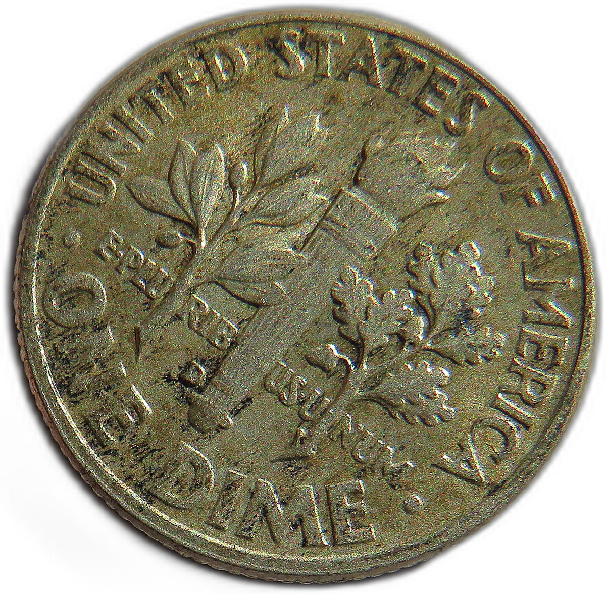 1961 USA Roosevelt One Dime Coin (.900 Silver)