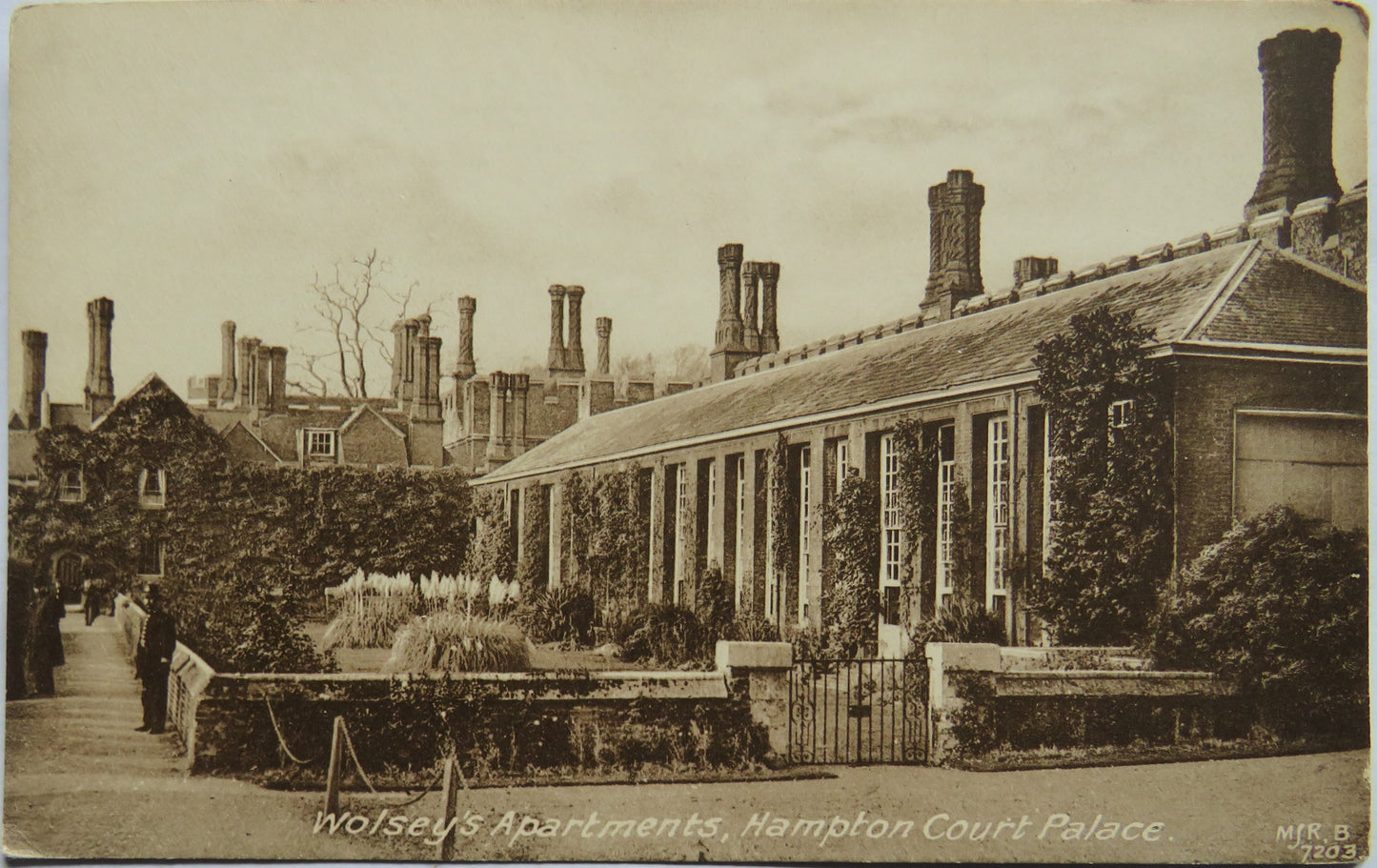 Vintage Postcard of Wolsey's Apartments, Hampton Court Palace