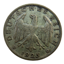 Load image into Gallery viewer, 1925-J Germany - Weimar Republic Reichsmark Coin
