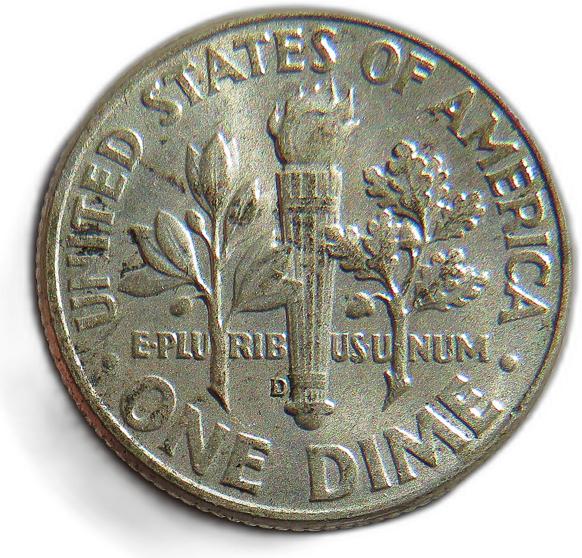1964 USA Roosevelt One Dime Coin (.900 Silver)