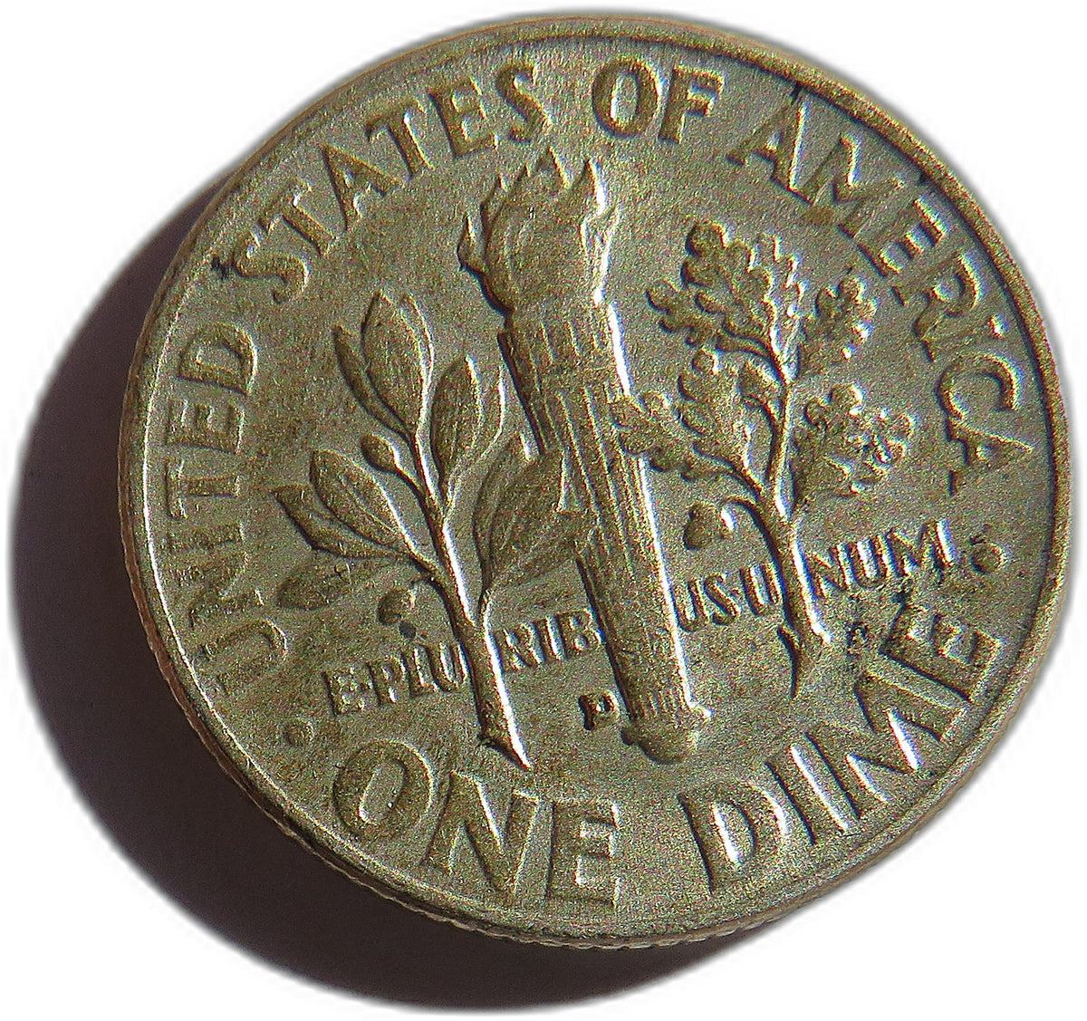 1961 USA Roosevelt One Dime Coin (.900 Silver)