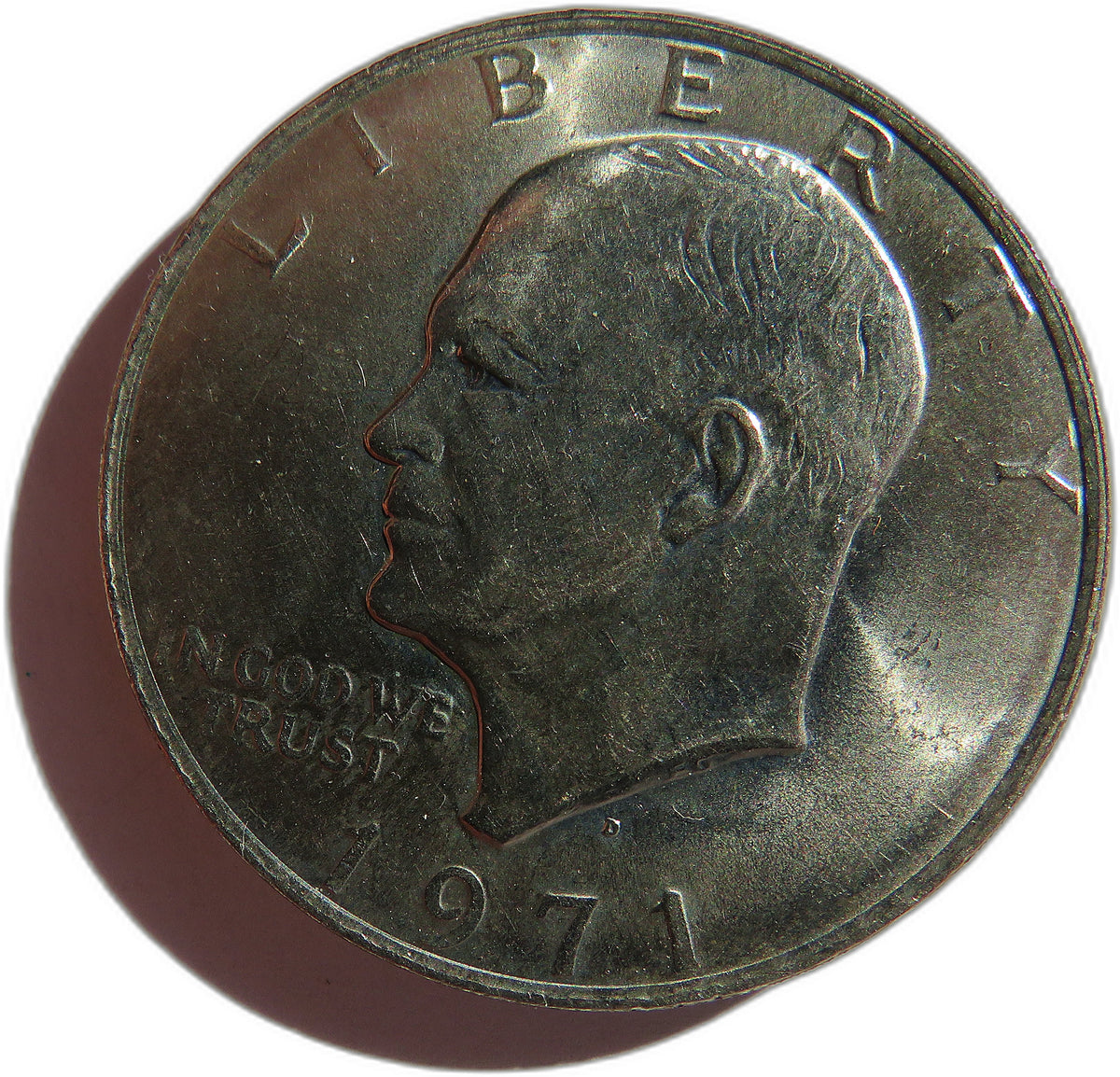 1971 USA Eisenhower $1 One Dollar Coin