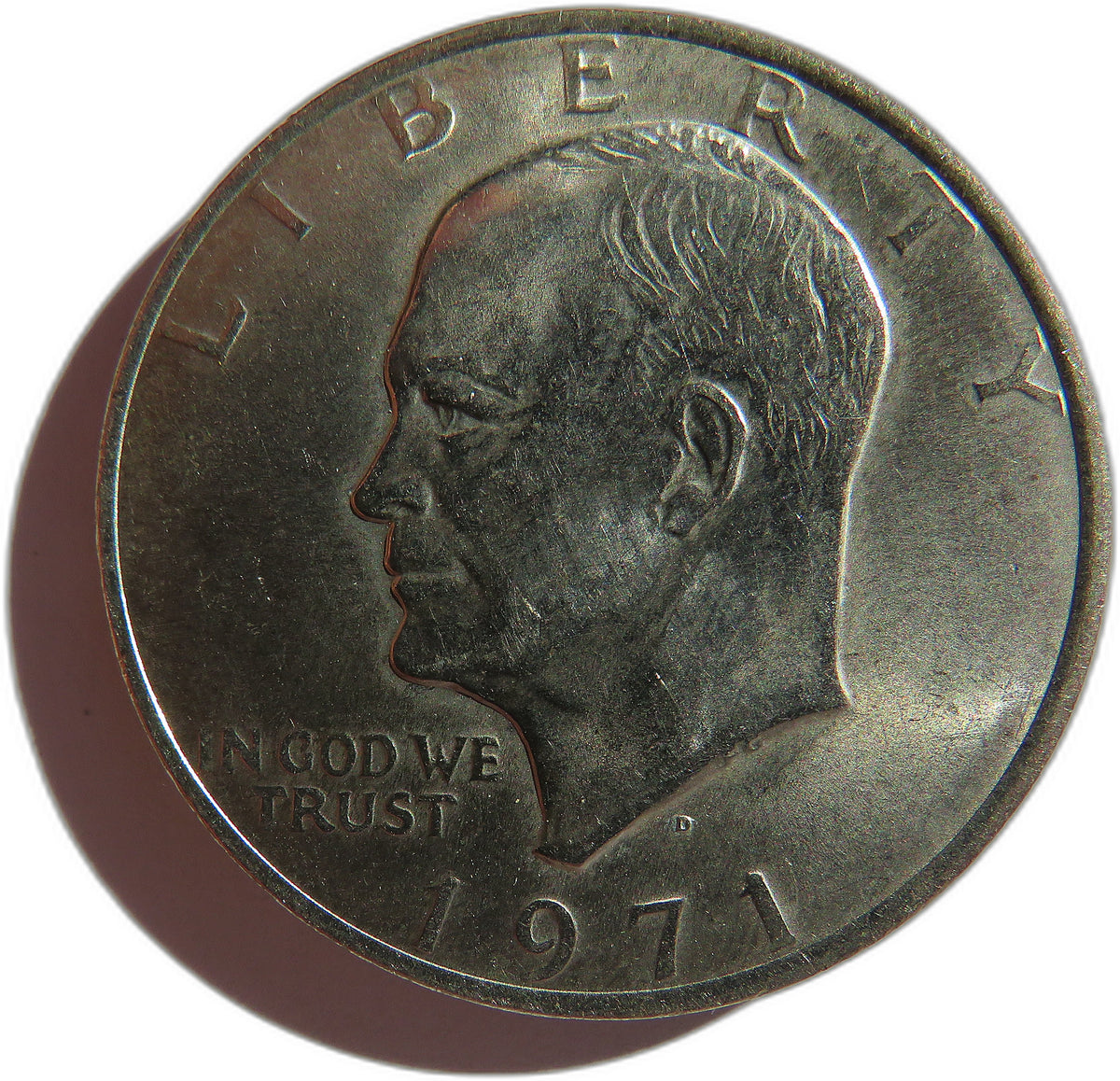 1971 USA Eisenhower $1 One Dollar Coin