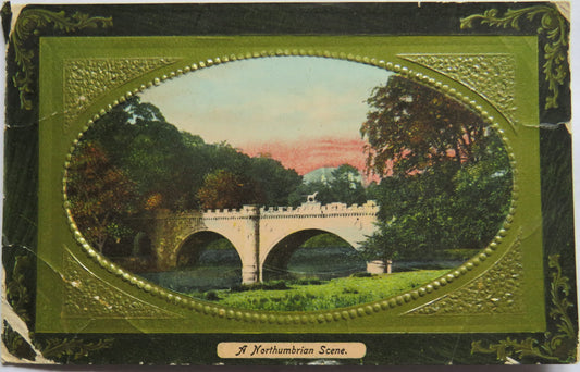 Antique Postcard of A Northumbrian Scene 1910
