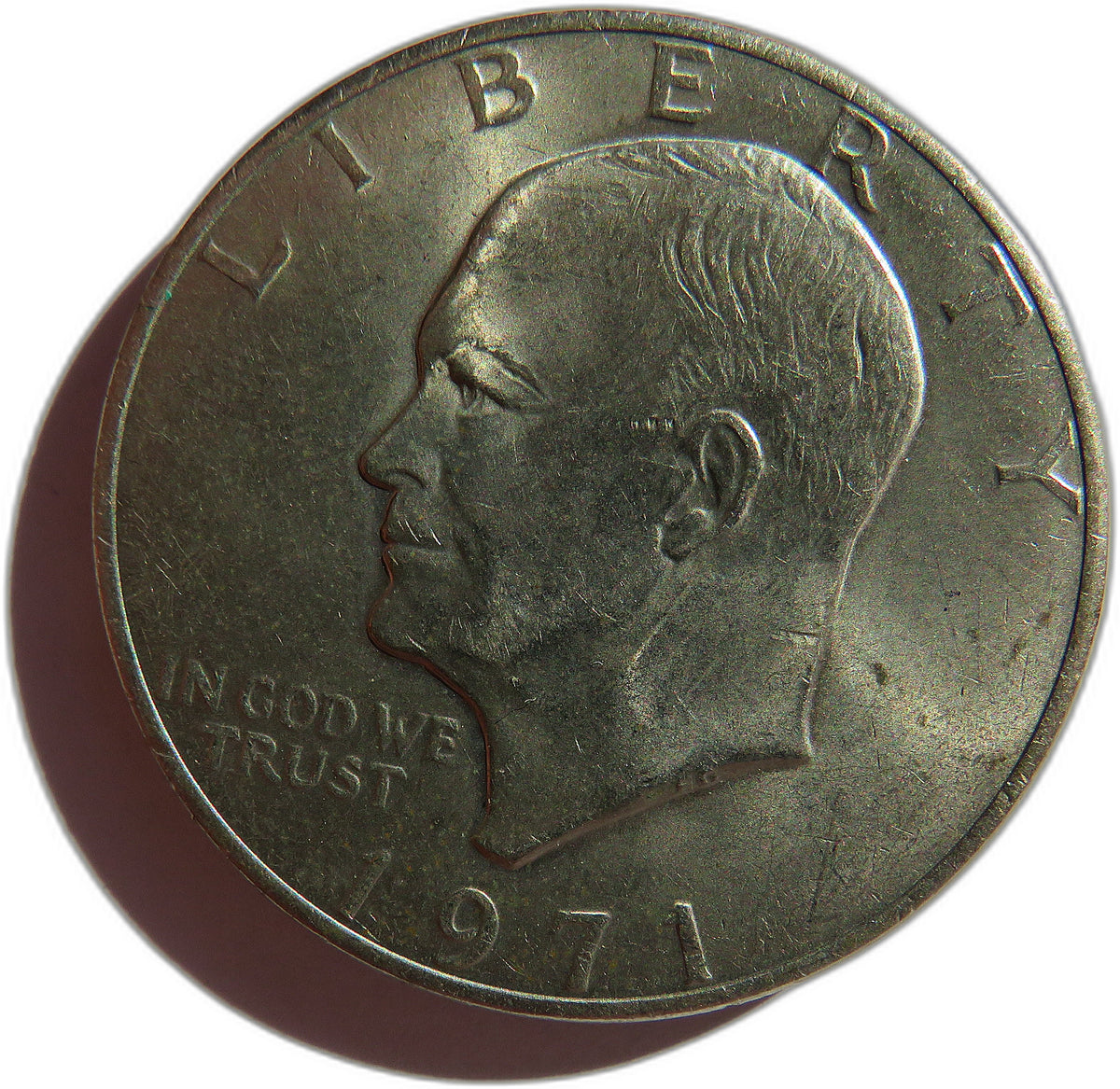 1971 USA Eisenhower $1 One Dollar Coin