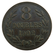 Load image into Gallery viewer, 1902 Guernsey 8 Doubles Coin
