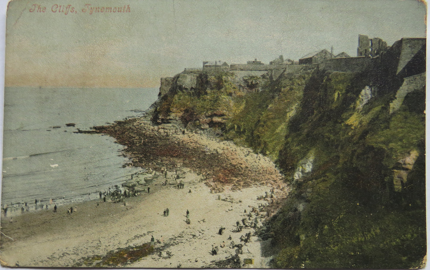 Vintage Postcard of The Cliffs, Tynemouth