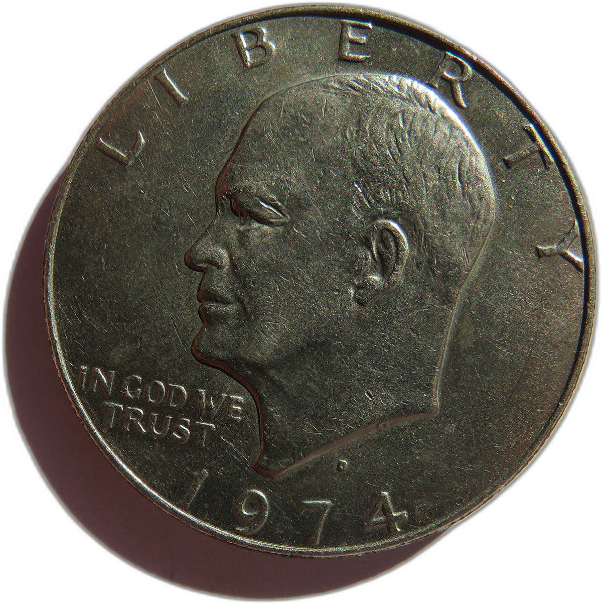1974 USA Eisenhower $1 One Dollar Coin