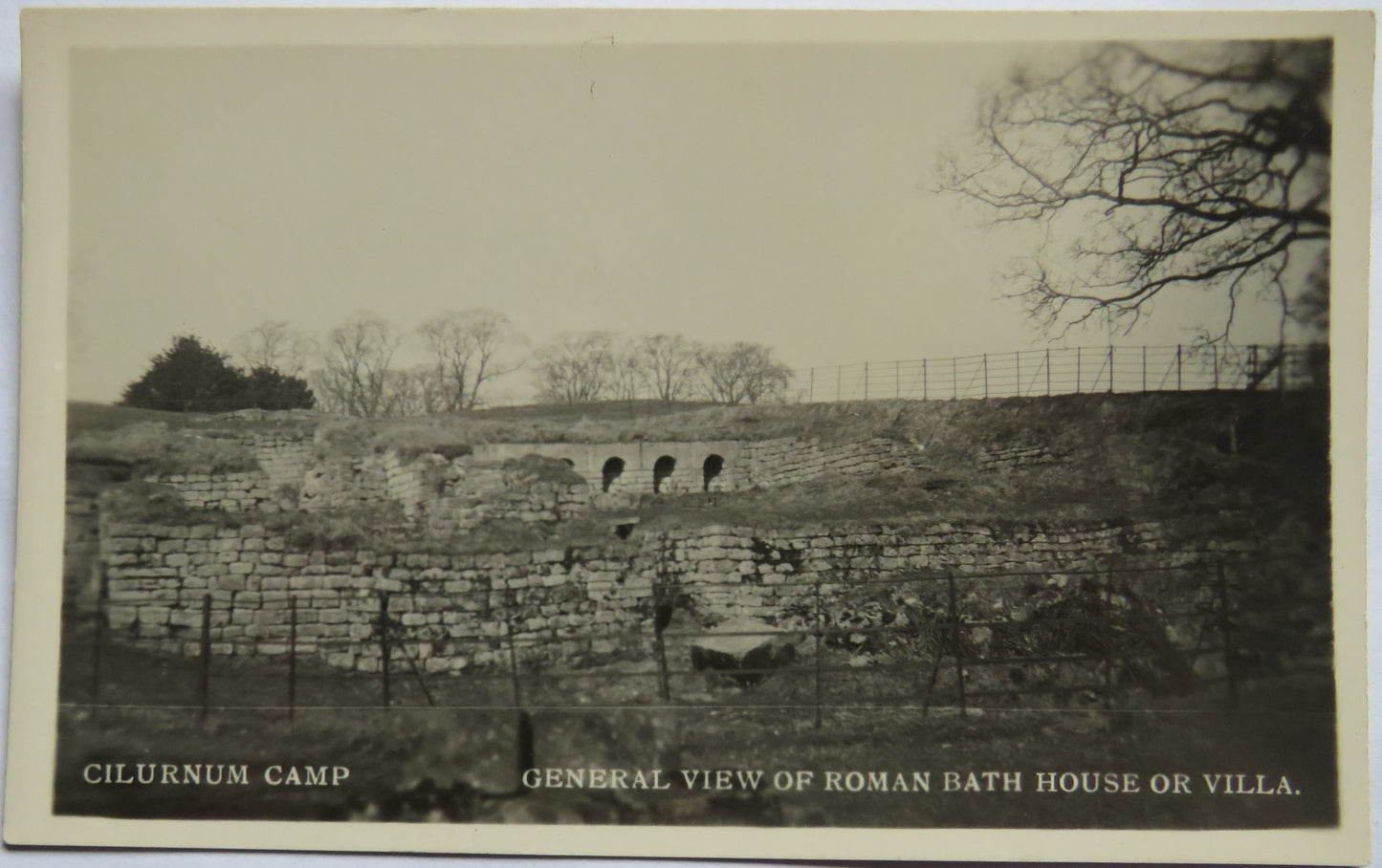 Vintage Postcard of Cilurnum Camp