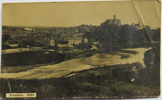 Vintage Postcard of Warkworth