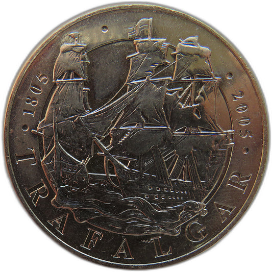 1805-2005 Battle of Trafalgar Commemorative £5 Coin
