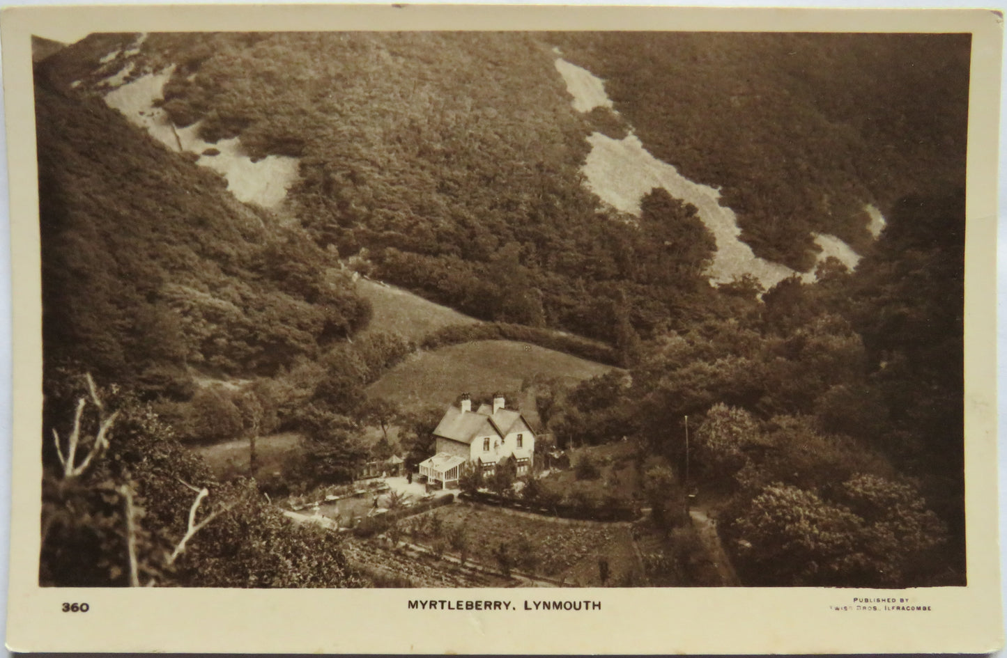 Vintage Postcard of Myrtleberry, Lynmouth 1939