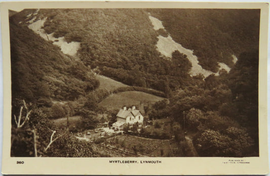 Vintage Postcard of Myrtleberry, Lynmouth 1939