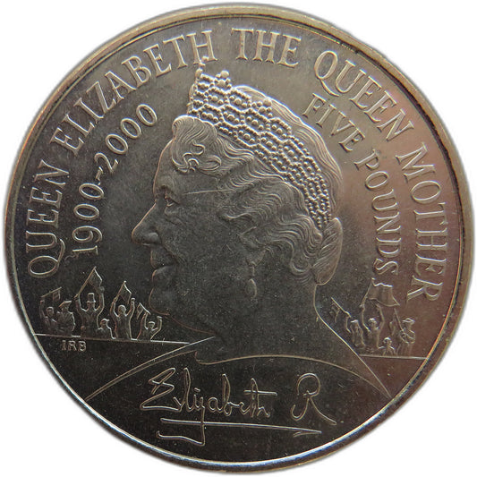 1900-2000 Queen Elizabeth II 100th Birthday Commemorative £5 Coin
