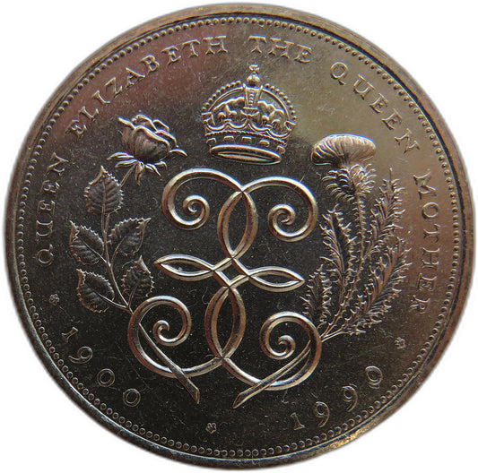 1990 Queen Elizabeth The Queen Mother 90th Birthday Commemorative £5 Coin