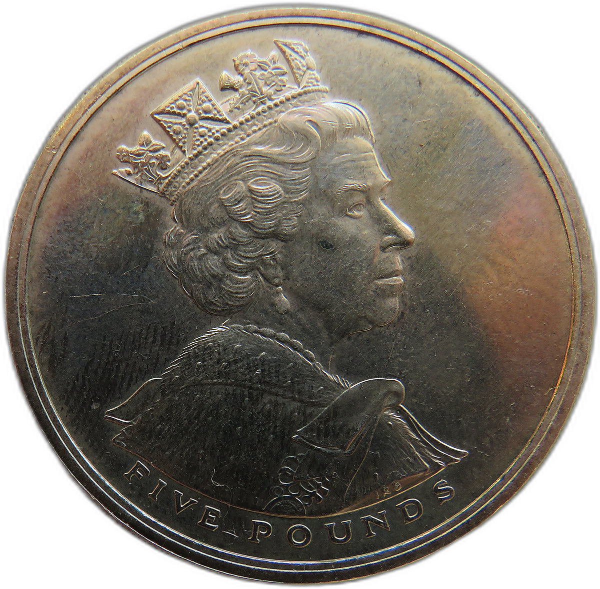 2002 Queen Elizabeth II Golden Jubilee Commemorative £5 Coin
