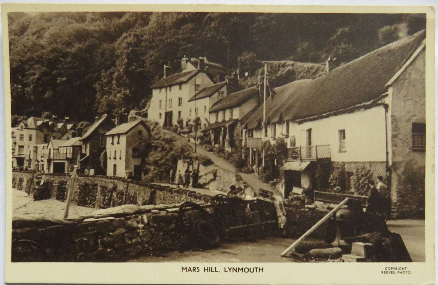 Vintage Postcard of Mars Hill, Lynmouth