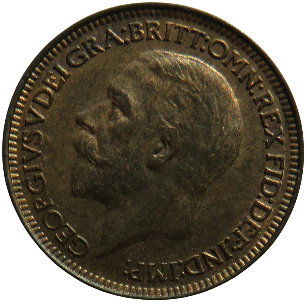 1930 King George V Farthing Coin In Higher Grade - Great Britain