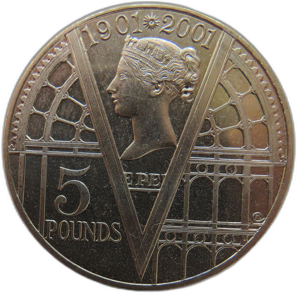 1901-2001 Queen Victoria Centenary Commemorative £5 Coin